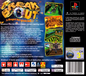 Break Out (US) box cover back